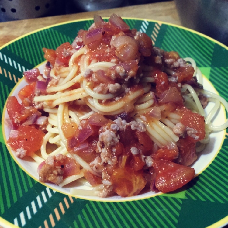 番茄肉酱意大利面