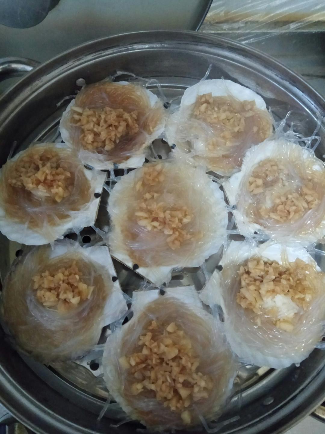 蒜蓉粉丝蒸扇贝