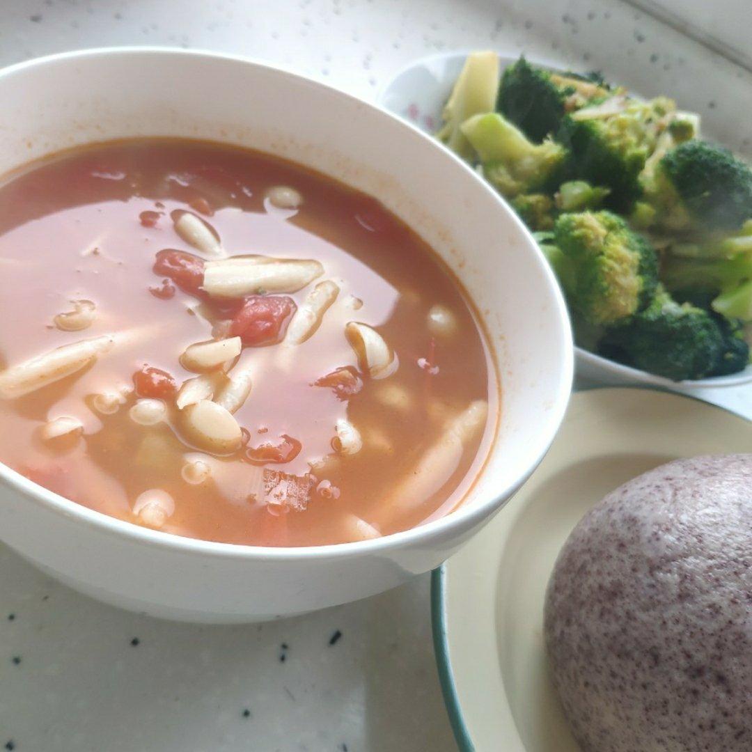 番茄白玉菇汤