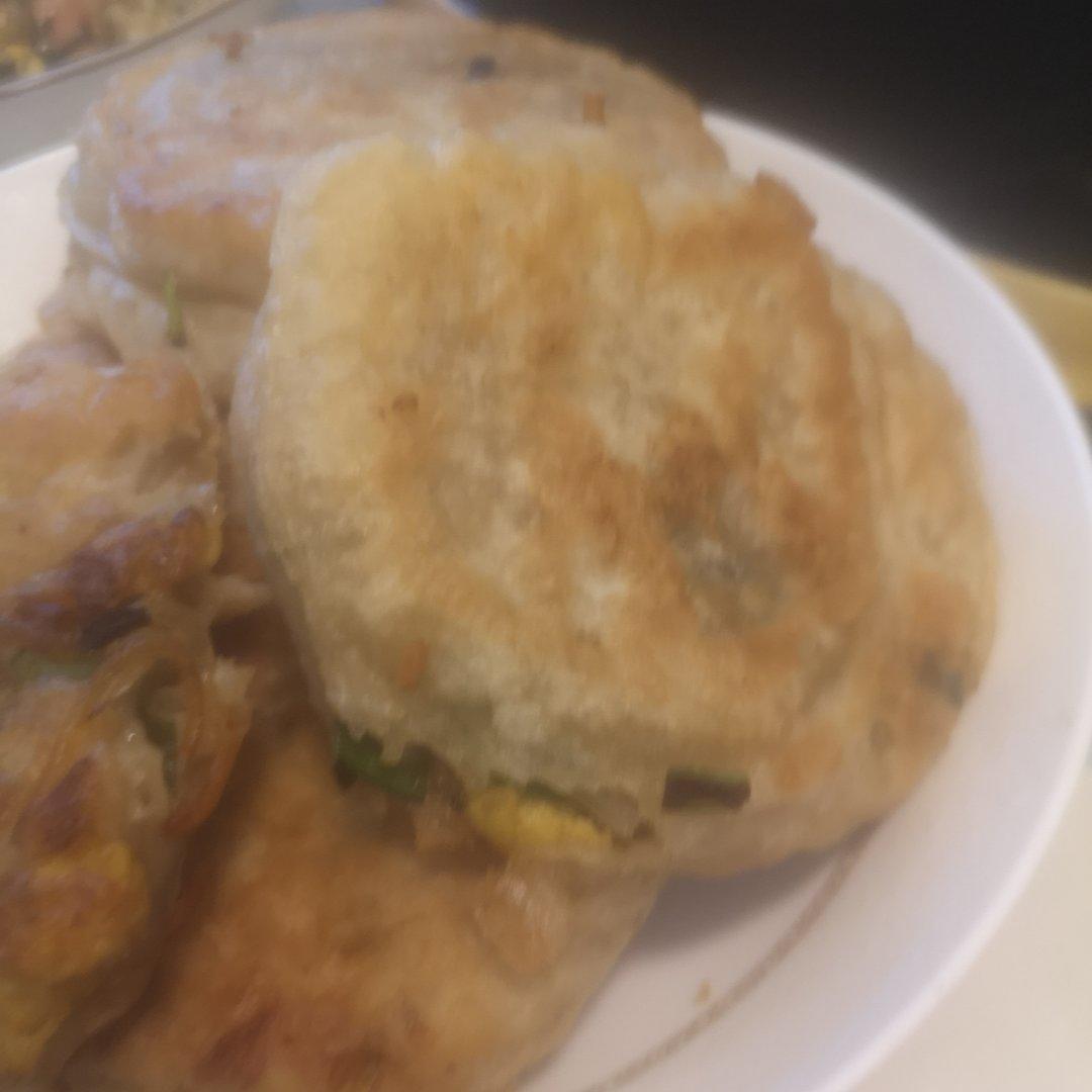 不和面～不揉面～做超软的❗️家常馅饼