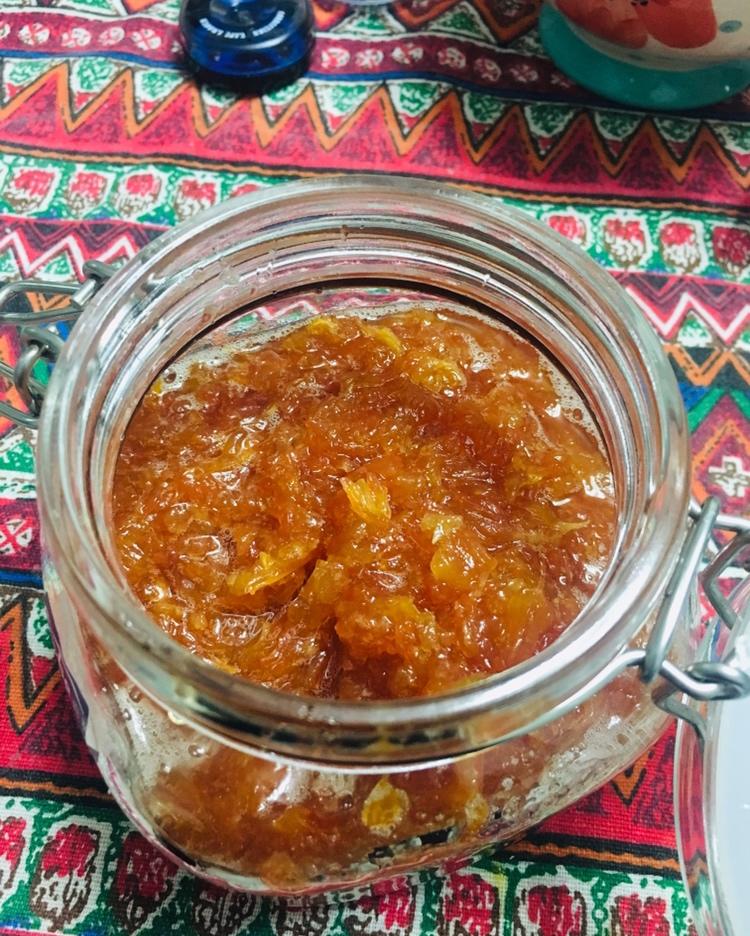 金桔酱润肺止咳化痰疗效好。金桔酱。