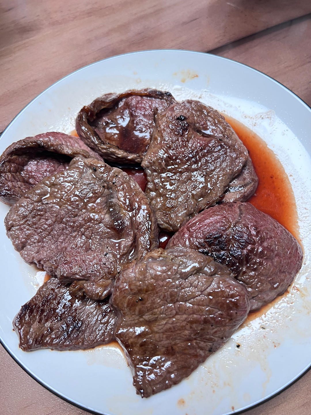 一分钟就能吃的日式香煎牛肩肉