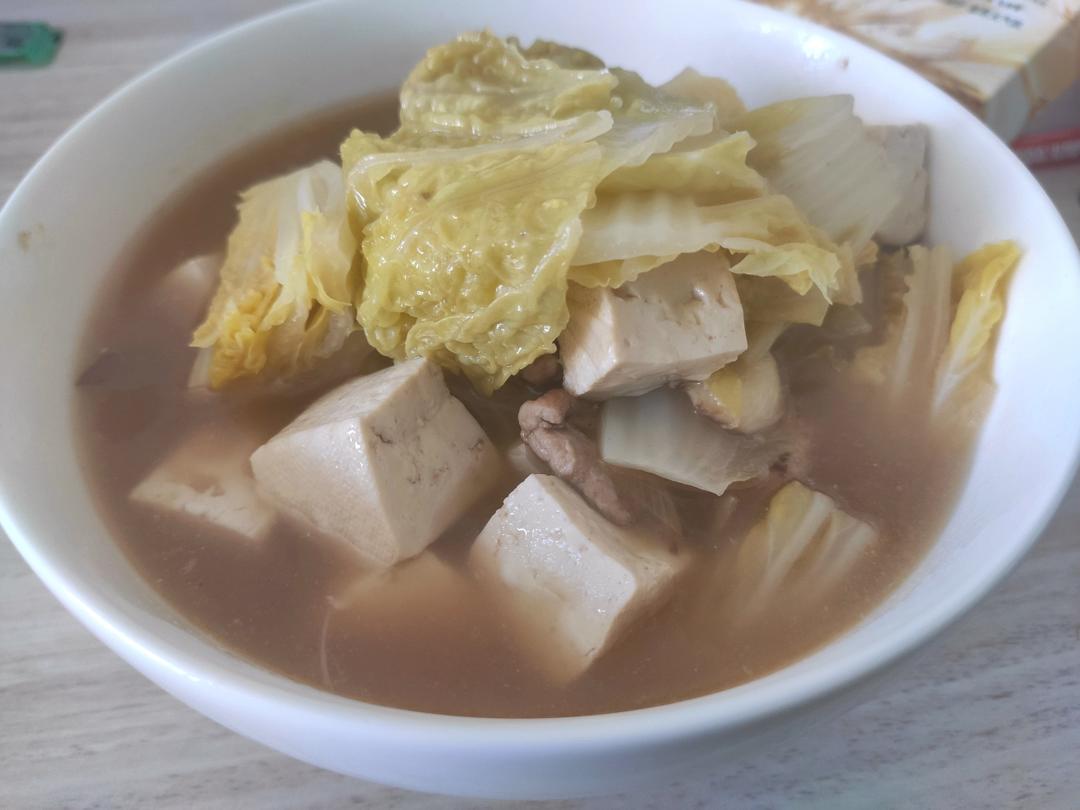 白菜炖豆腐