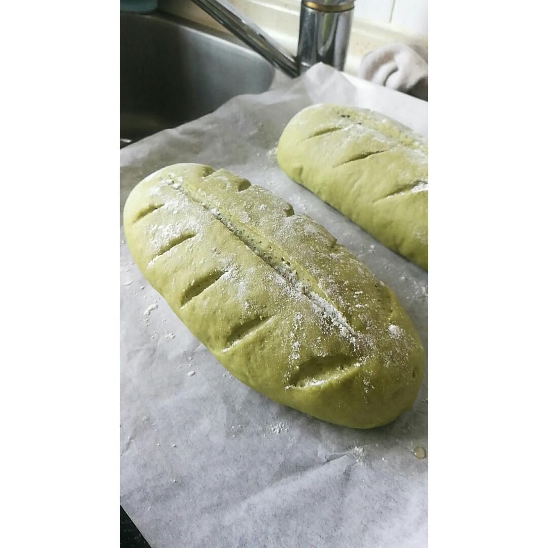 抹茶蜜豆乳酪软欧