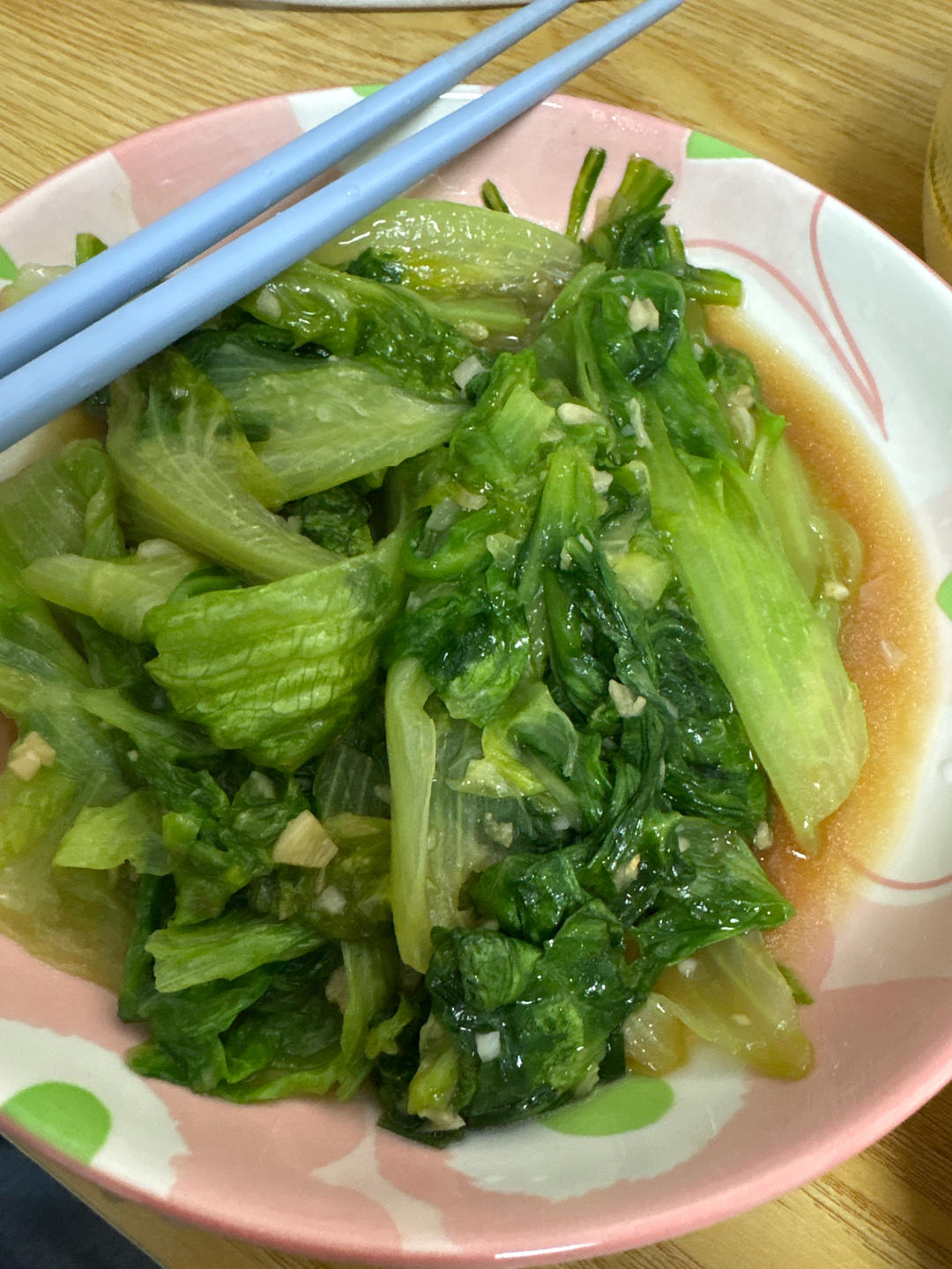 5分钟搞定爆好吃耗油生菜，减肥餐必备菜谱