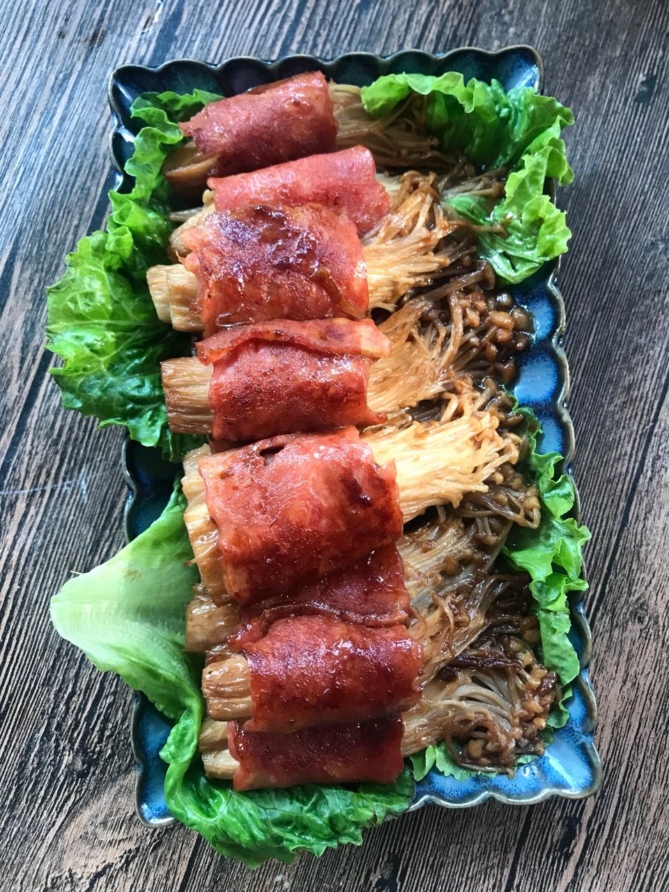 金针菇培根卷
