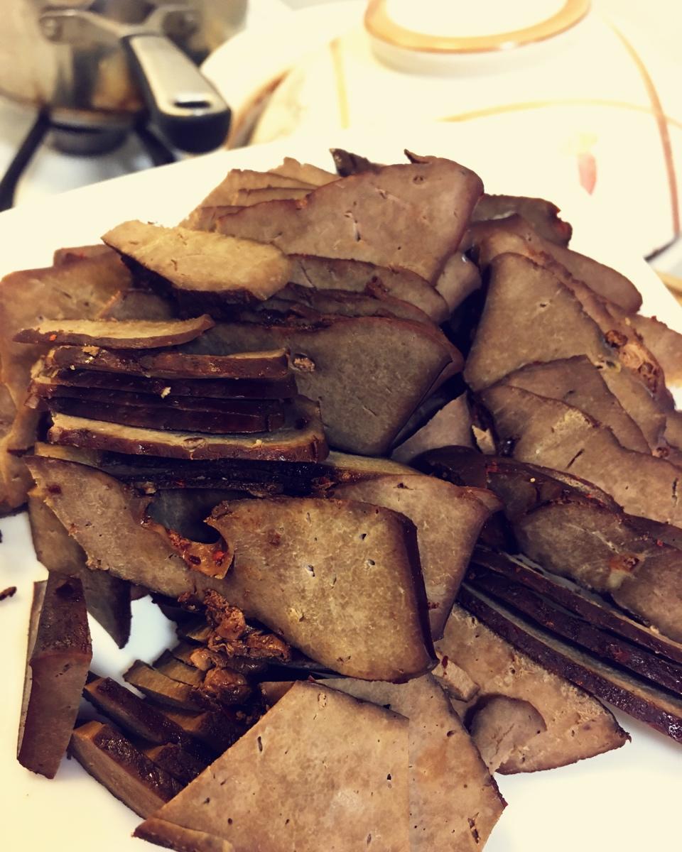 enlan在岛居做的秘制酱牛肝