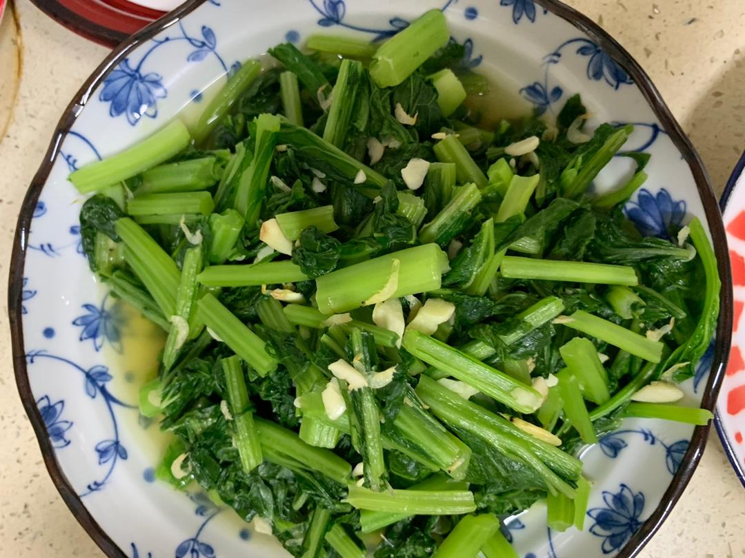 虾米炒盖菜