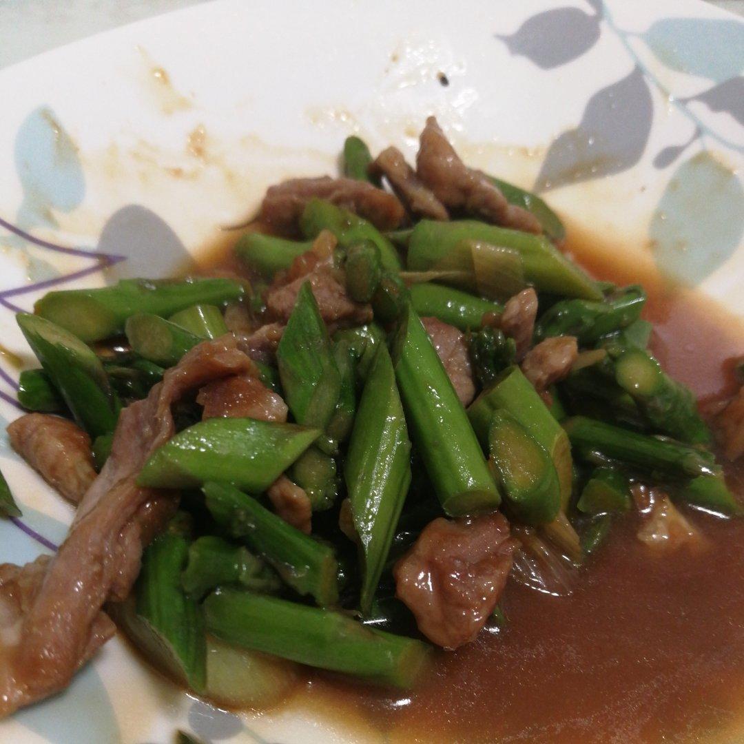 芦笋炒肉