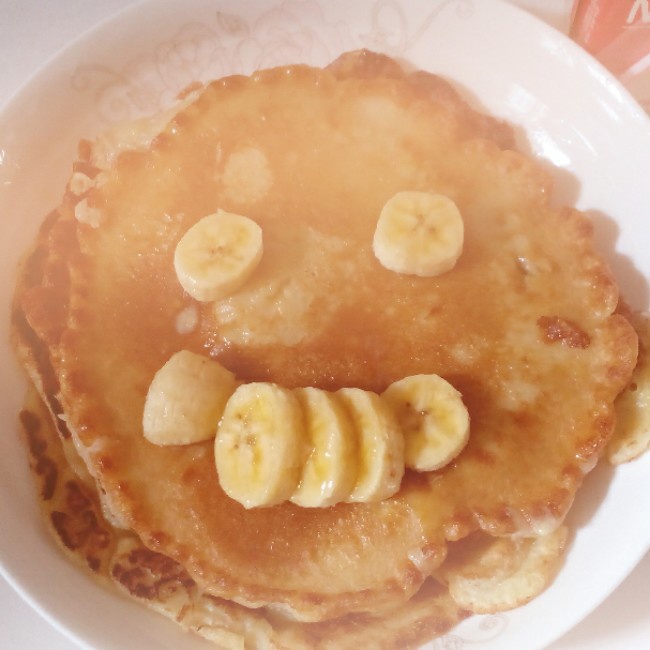 香蕉牛奶小煎饼
