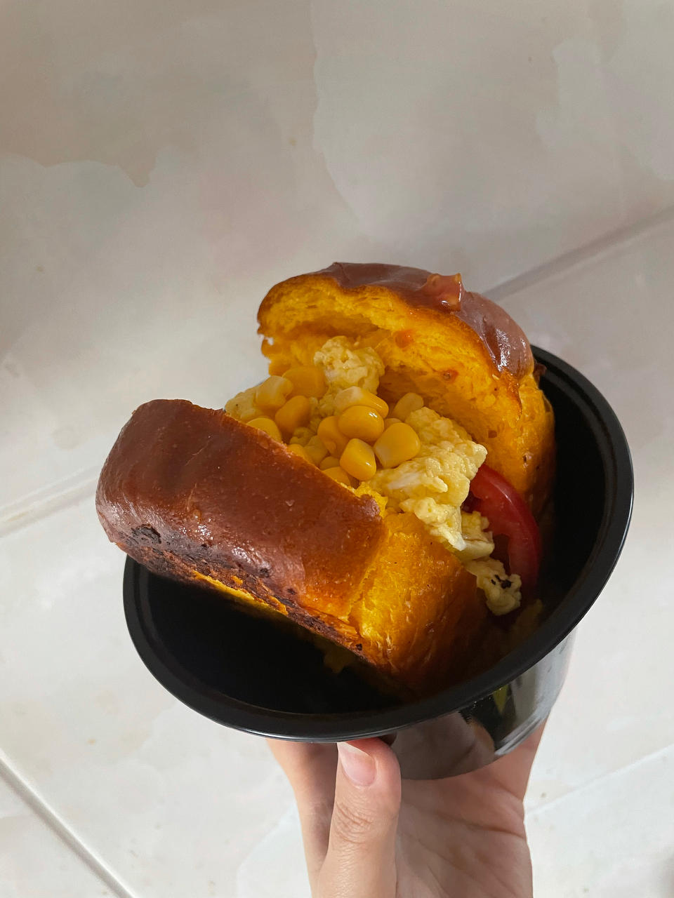 网红EGG DROP芝士厚蛋烧三明治 🥪『平底锅美食』