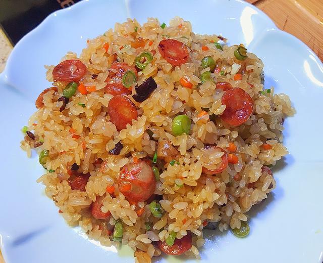 生炒糯米饭的做法