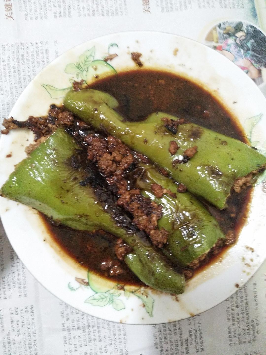 下饭菜肴--青椒酿肉