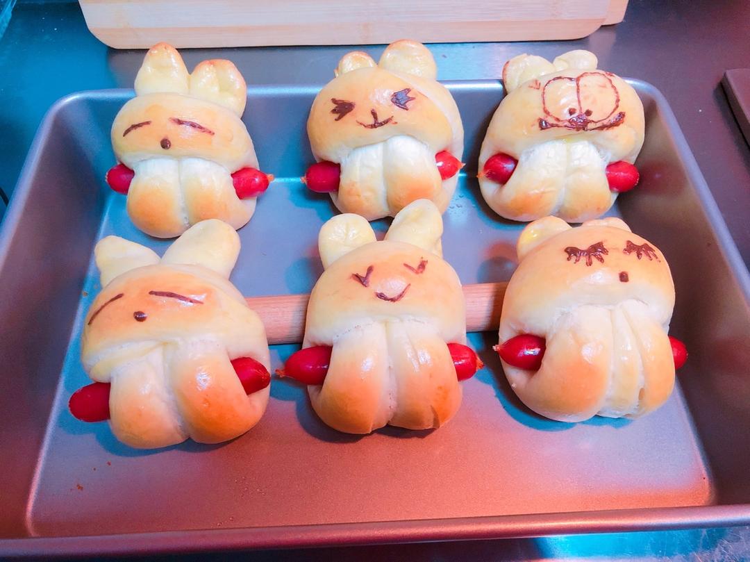 小兔子热狗面包（视频版）