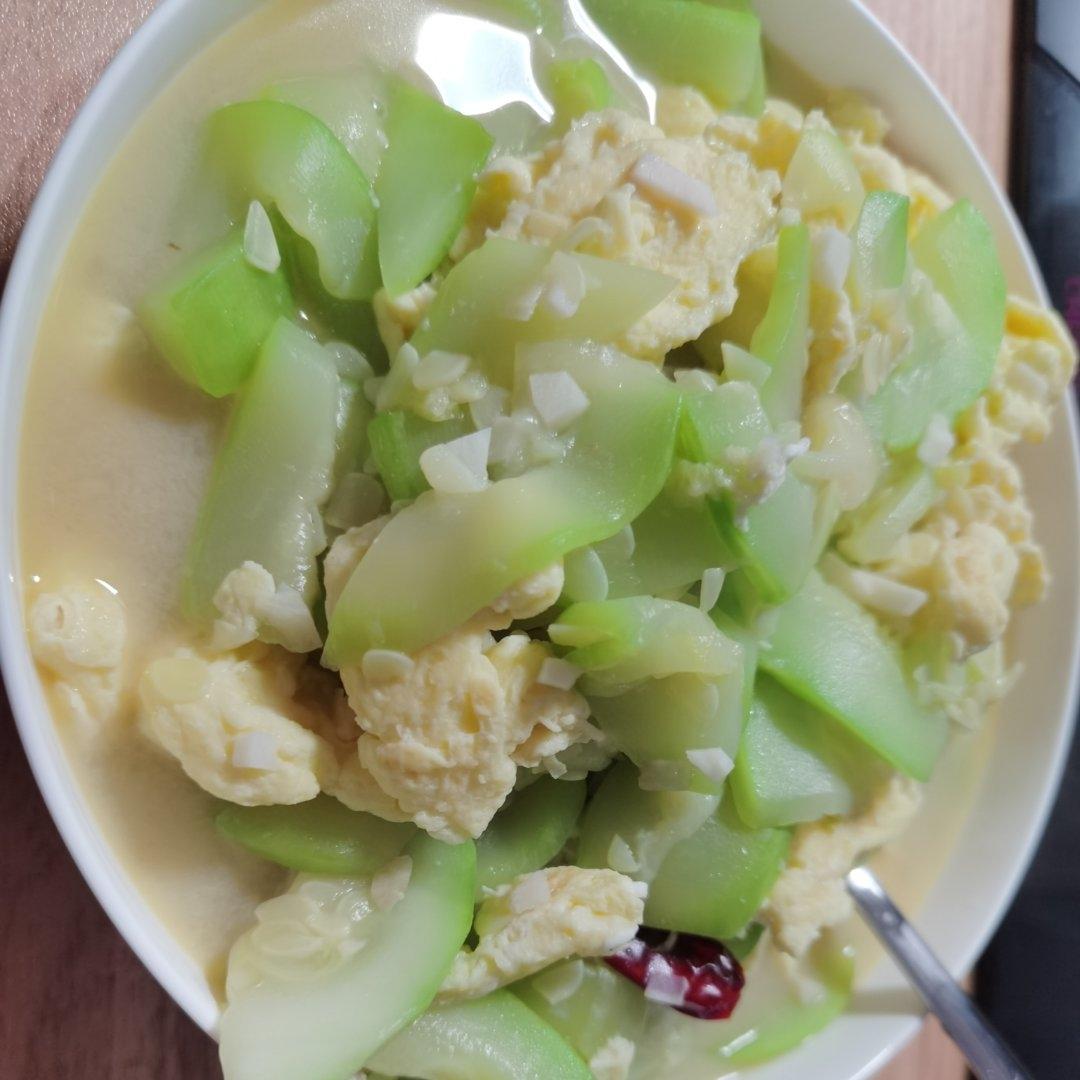西葫芦炒鸡蛋(从不修图，拒绝夸张)