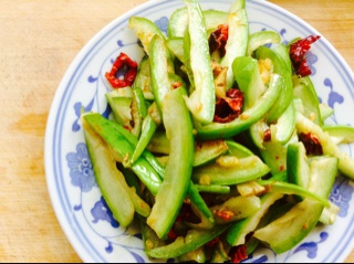 董太的私房菜--辣炒瓠子