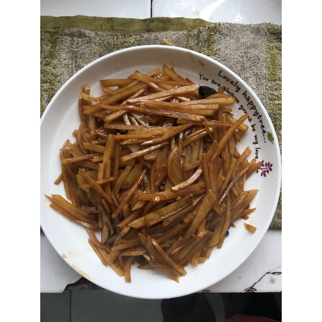 醋溜土豆丝