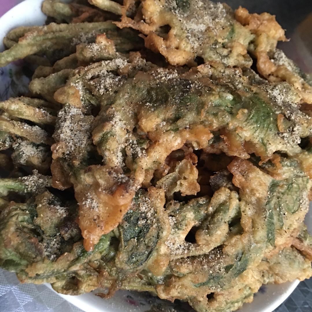 椒盐脆皮香椿鱼