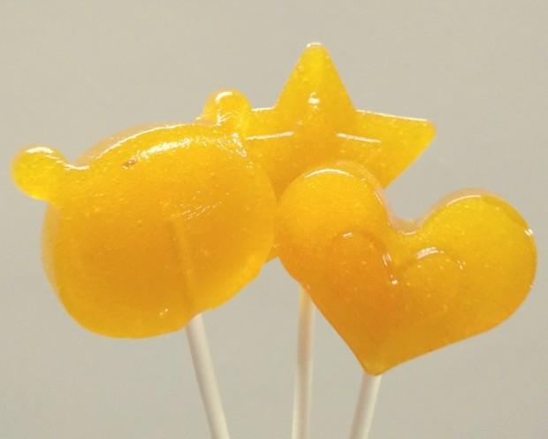 橙子棒棒糖的做法