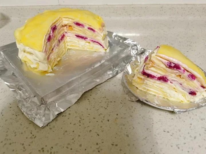 榴莲千层（超软糯蛋皮配方٩( ᐛ )و