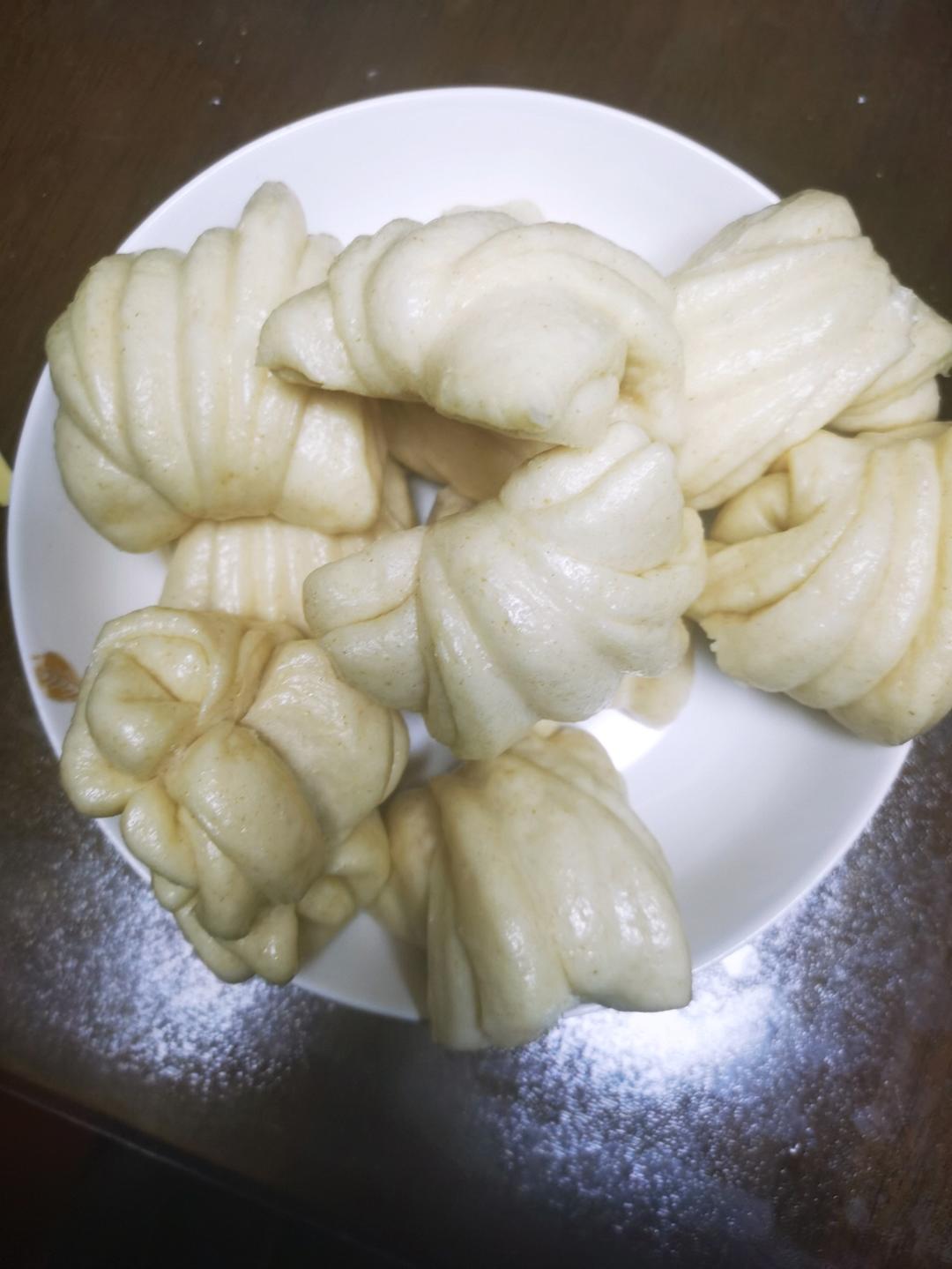 造型漂亮做法超简单的，花卷馒头