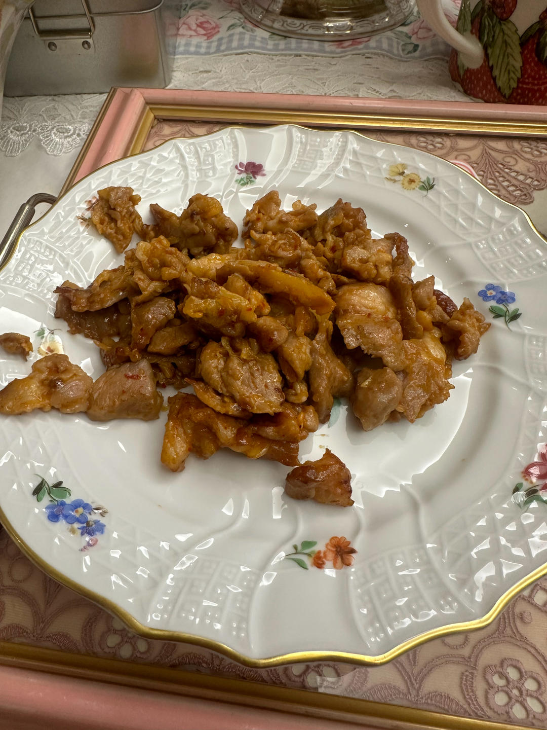 辣白菜炒梅花肉 <302小厨房>