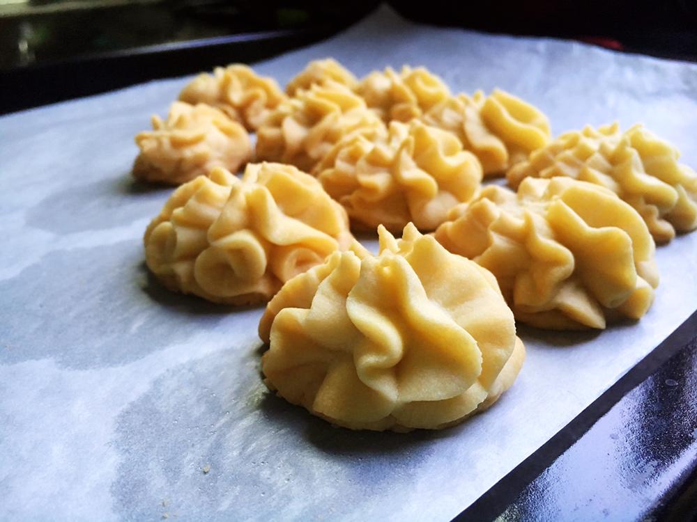 一抿即化酥到掉渣的珍妮曲奇云顶小花/烘焙视频饼干篇1