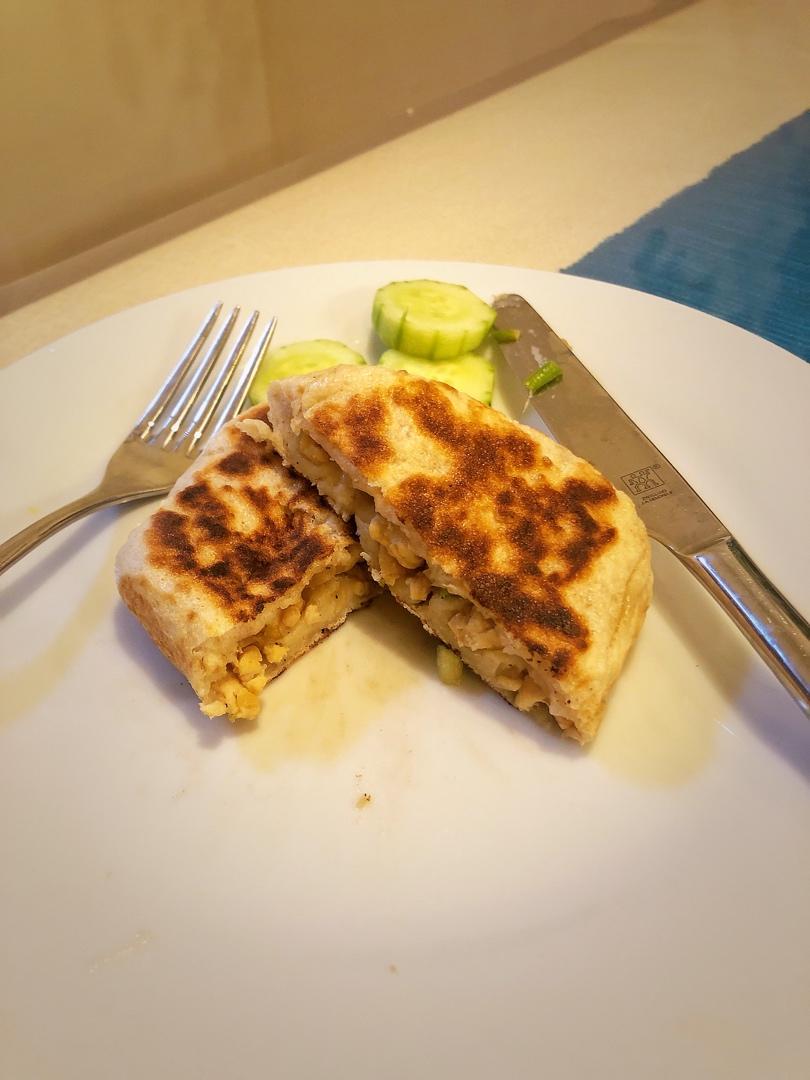 一款健康低脂又松软好吃的全麦发面馅饼（鸡肉馅）