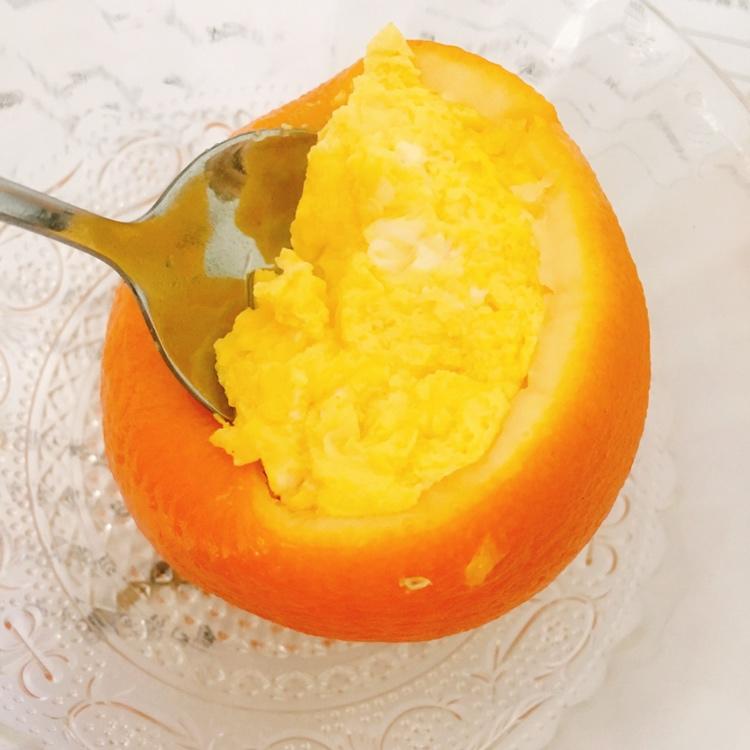 橙子蒸蛋