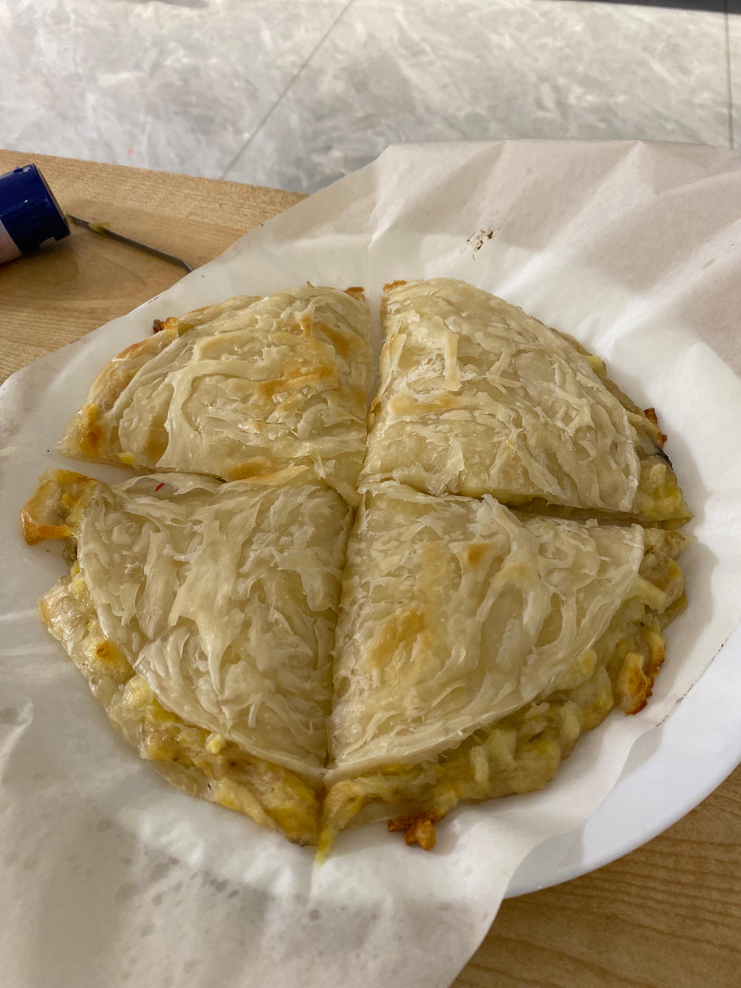 万能手抓饼👉能拉丝的手抓饼香蕉酥❗️巨好吃