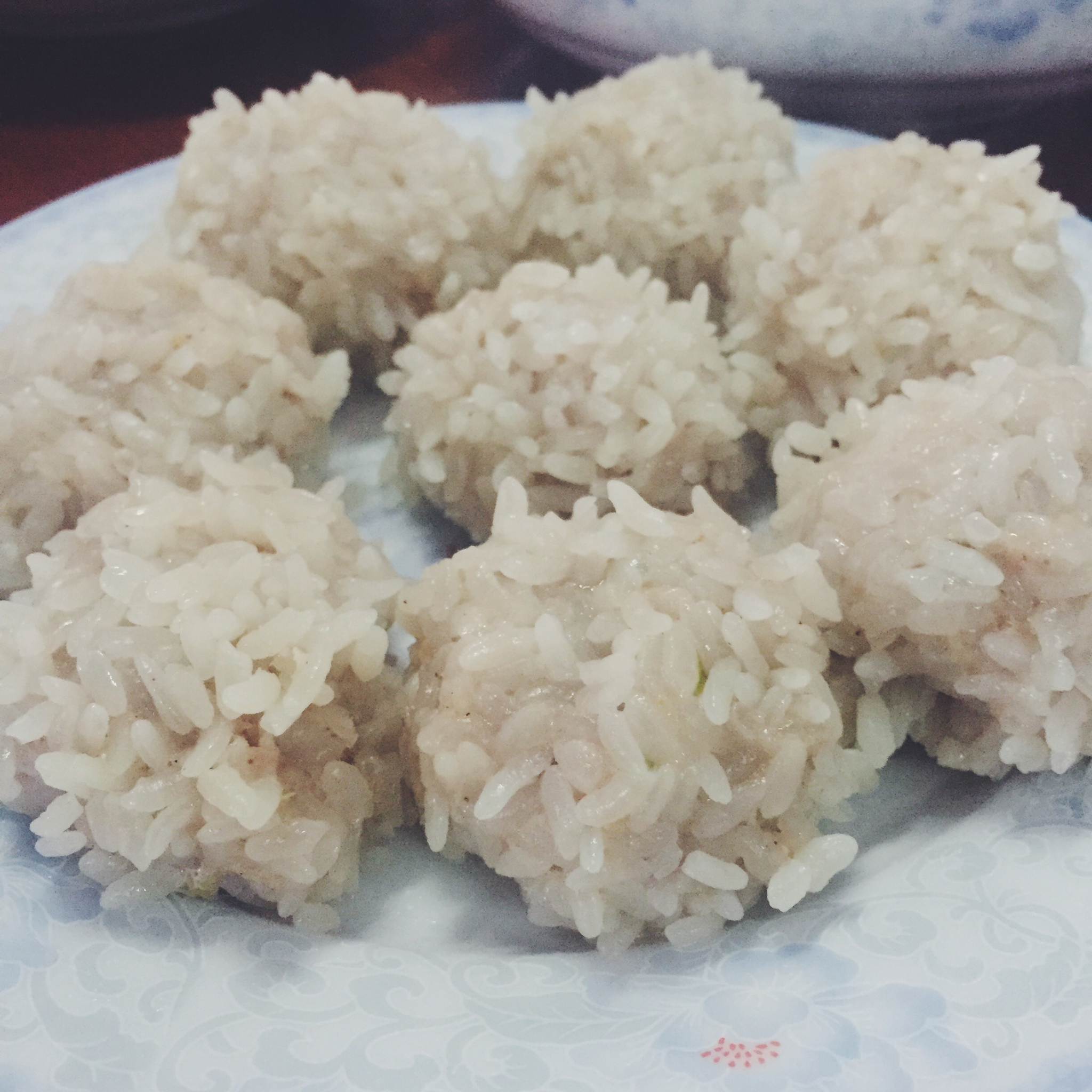 蒸糯米丸子