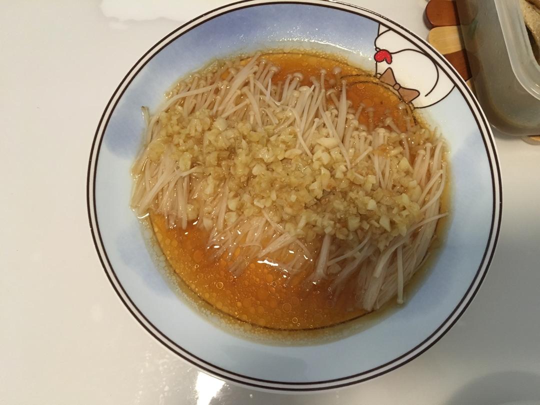 蒜蓉蒸金针菇