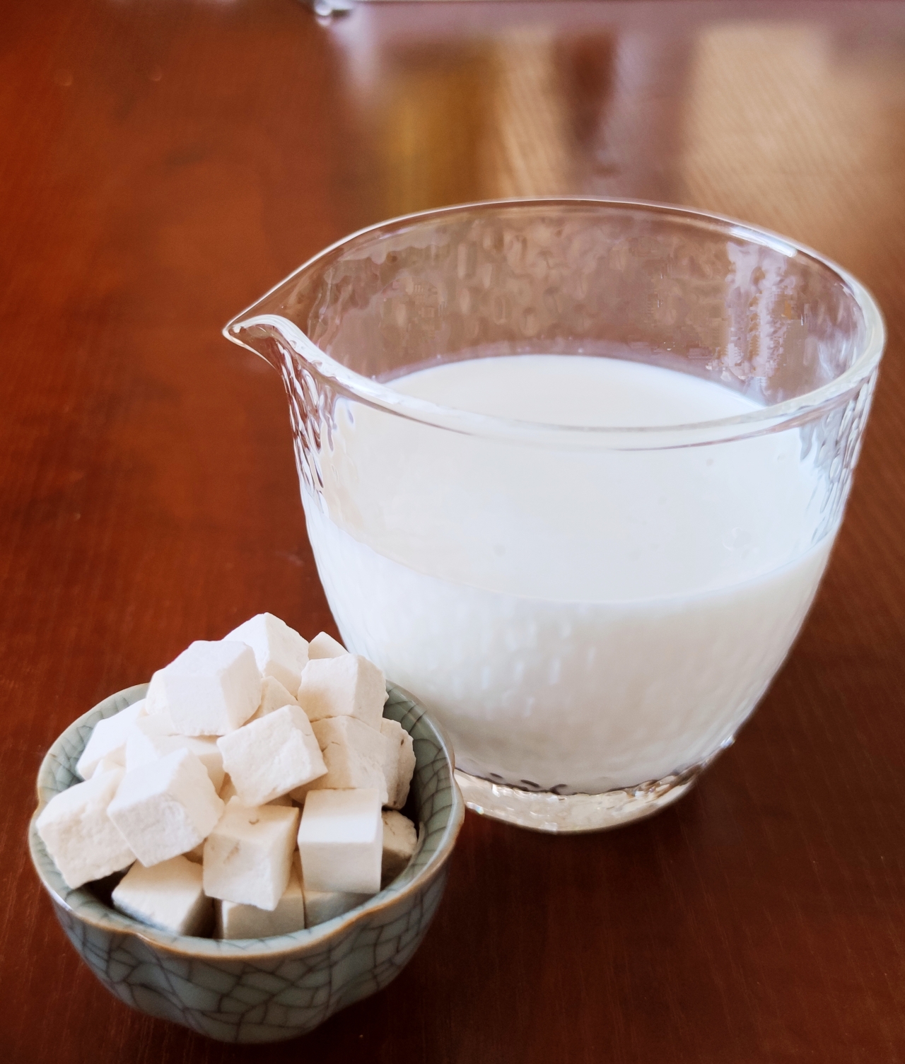 自制无糖茯苓酸奶