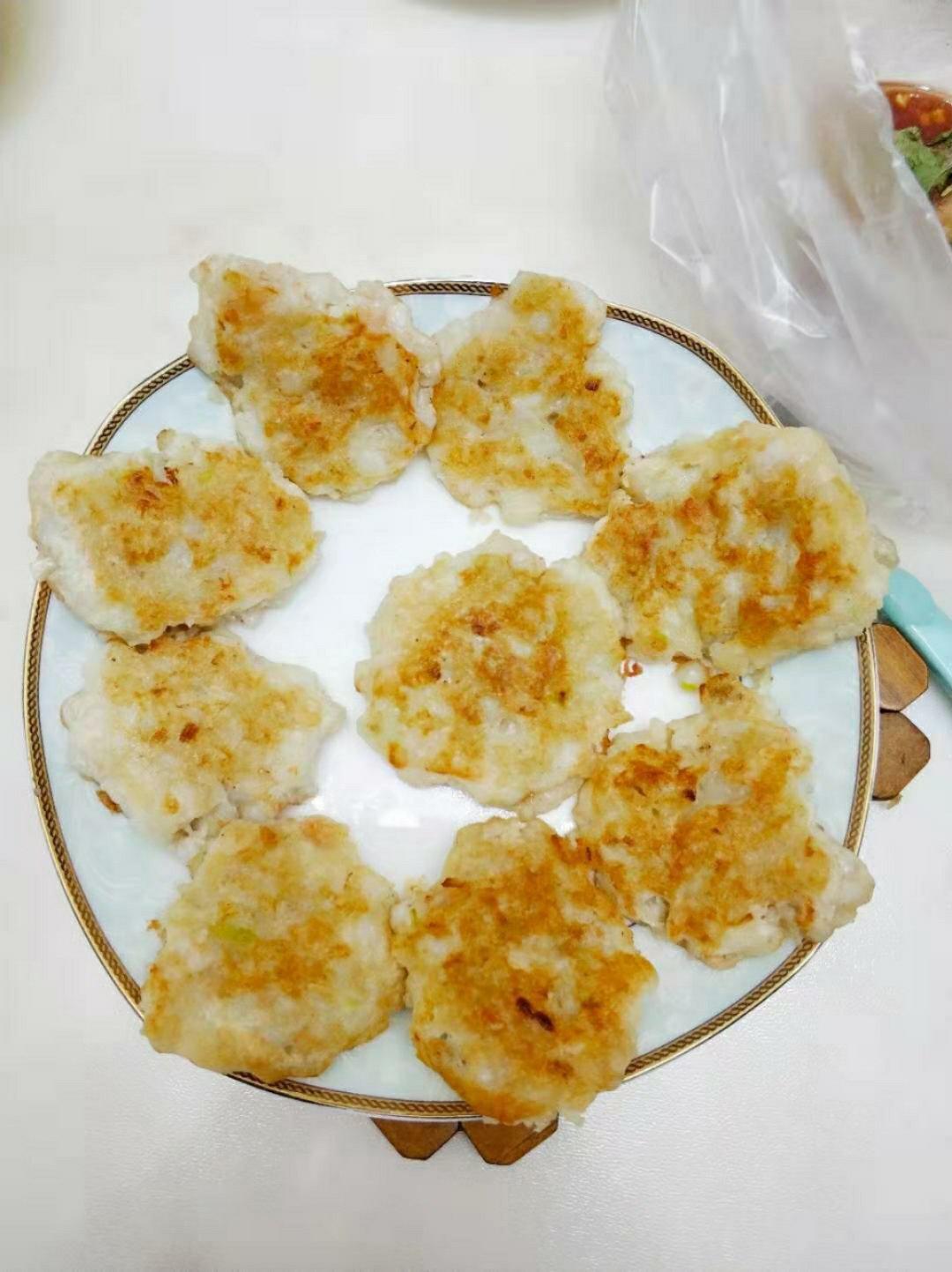 自制虾饼