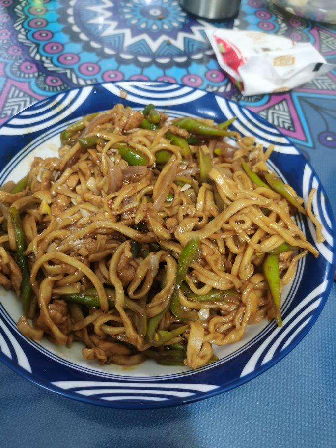 豆角焖面