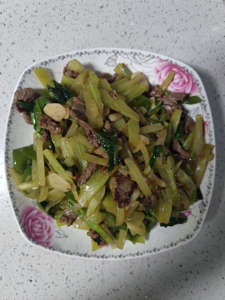 莴笋炒肉