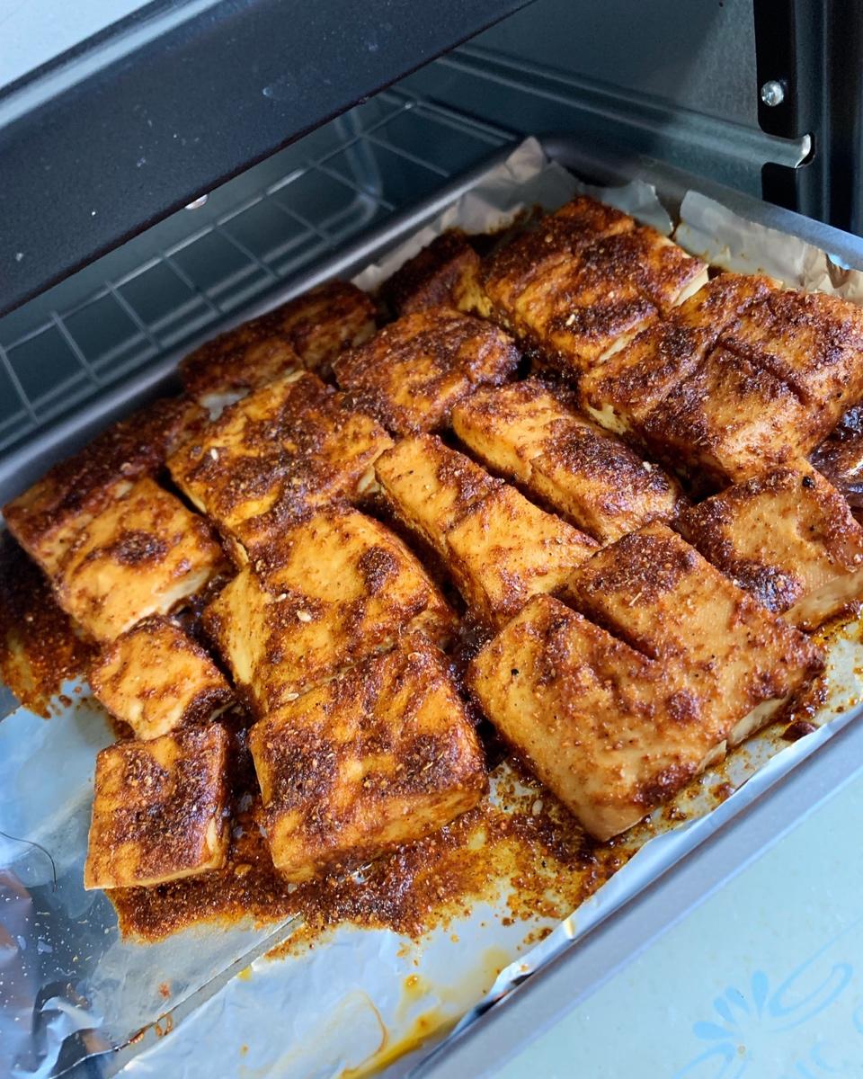 yogirl做的烤箱版的烤豆腐