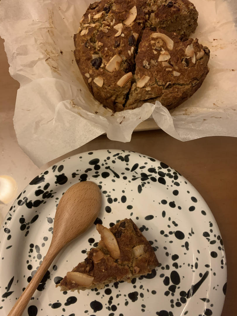 简易版香蕉核桃蛋糕