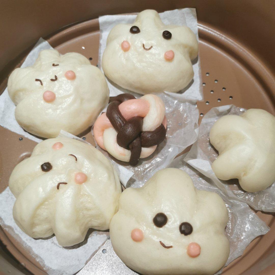 《Tinrry+》美姬老师教你做可爱云朵造型馒头