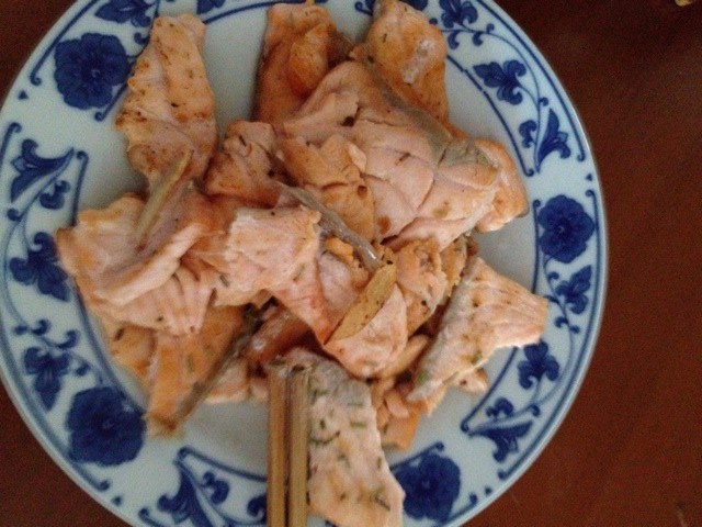 干煎三文鱼