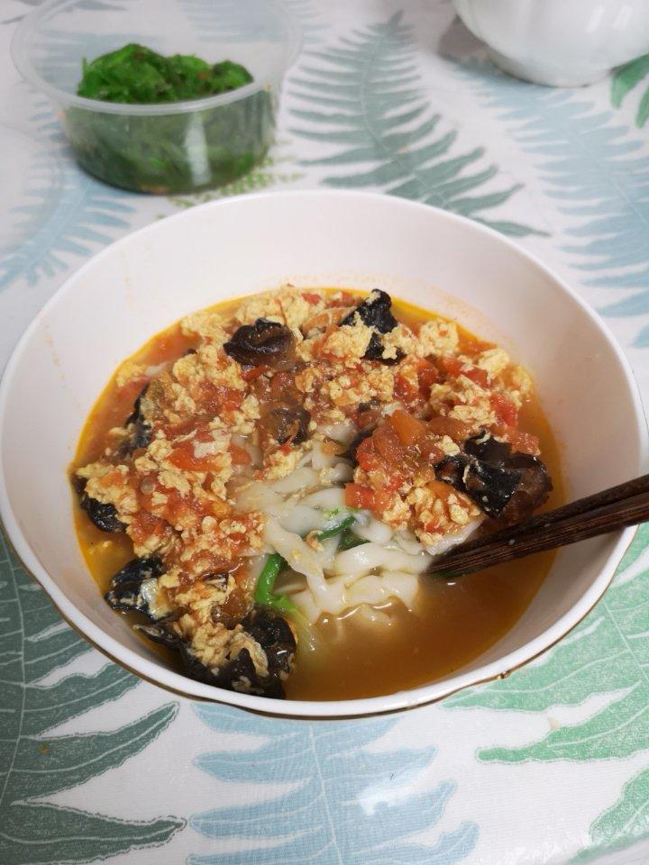 番茄鸡蛋打卤面