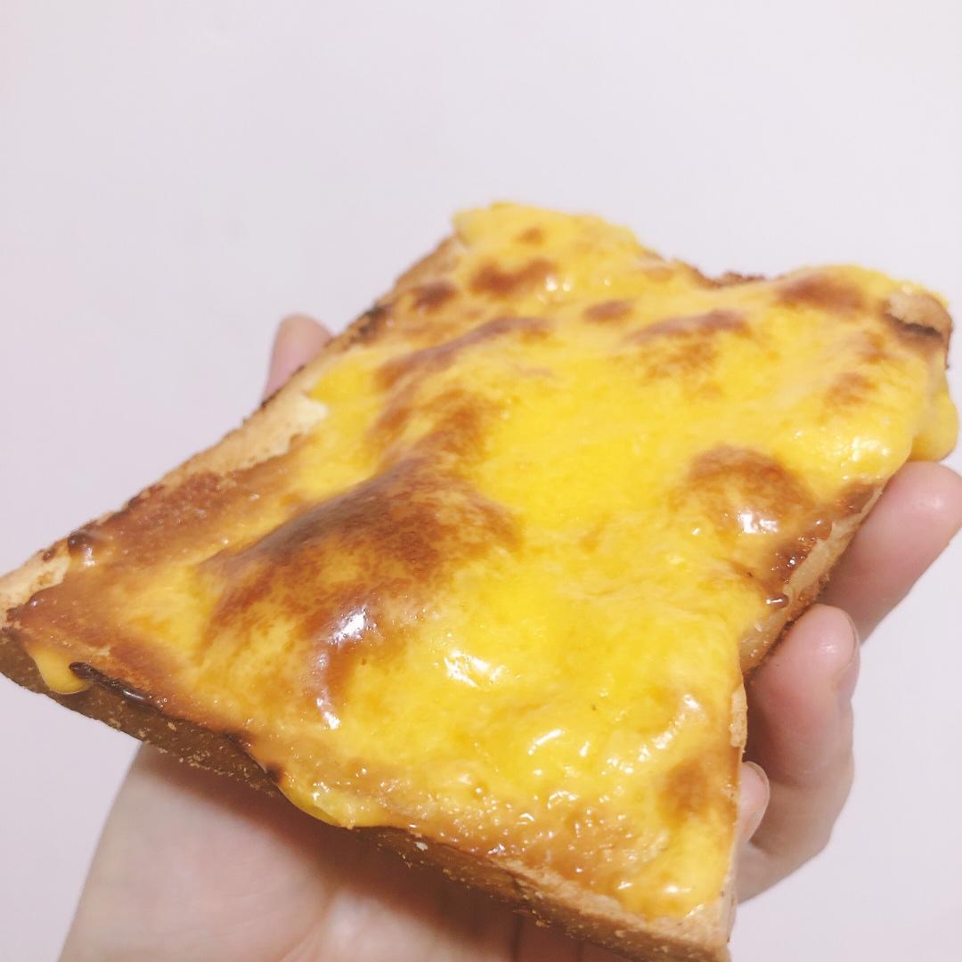 懒人版岩烧乳酪片快速消耗吐司片奶酪