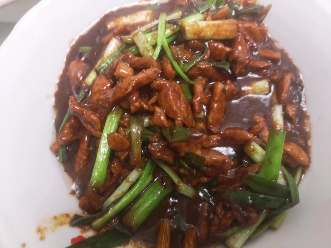 传统做法 京酱肉丝