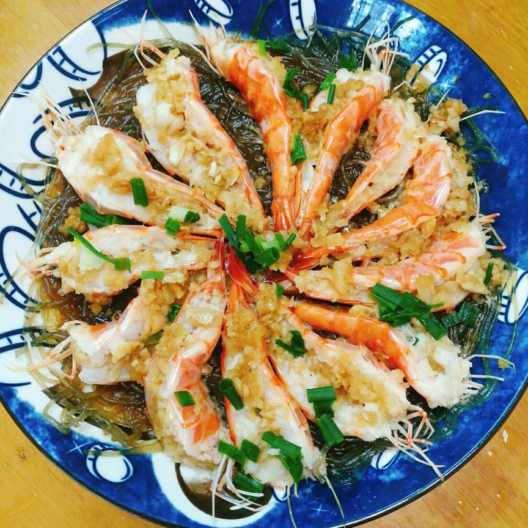 蒜蓉粉丝蒸虾