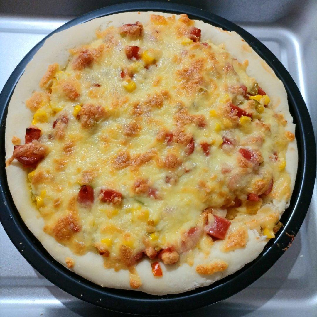 believe彤做的儿童版培根披萨