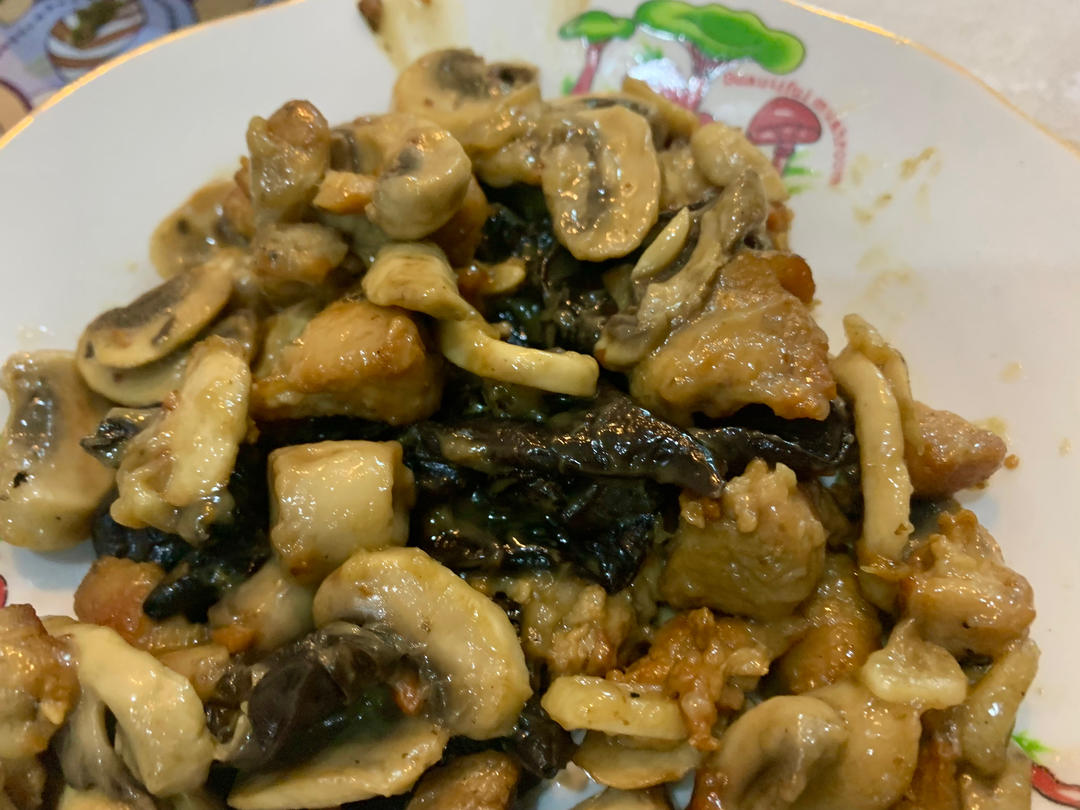 红烧蘑菇/炒口蘑