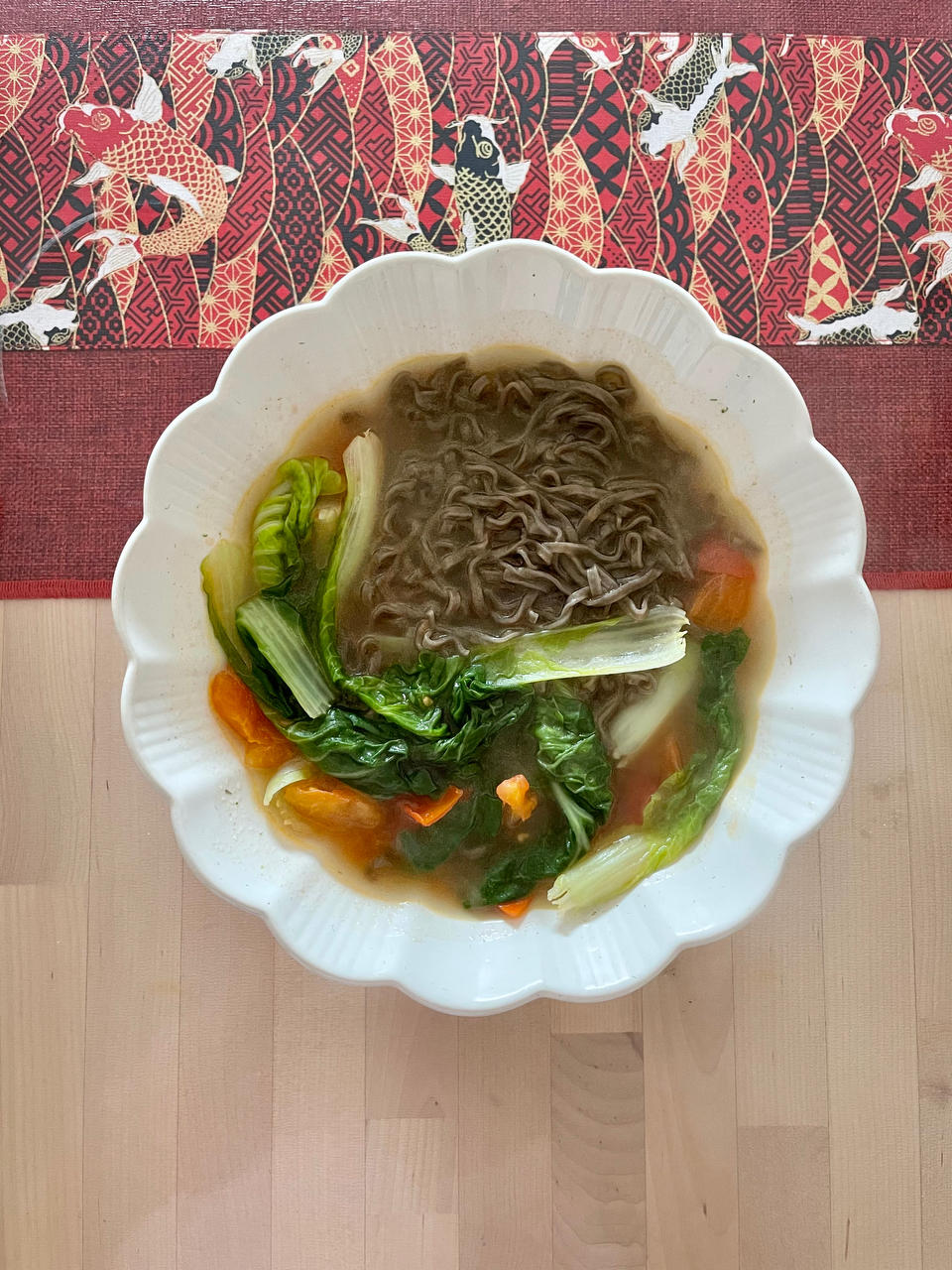 西红柿青菜面