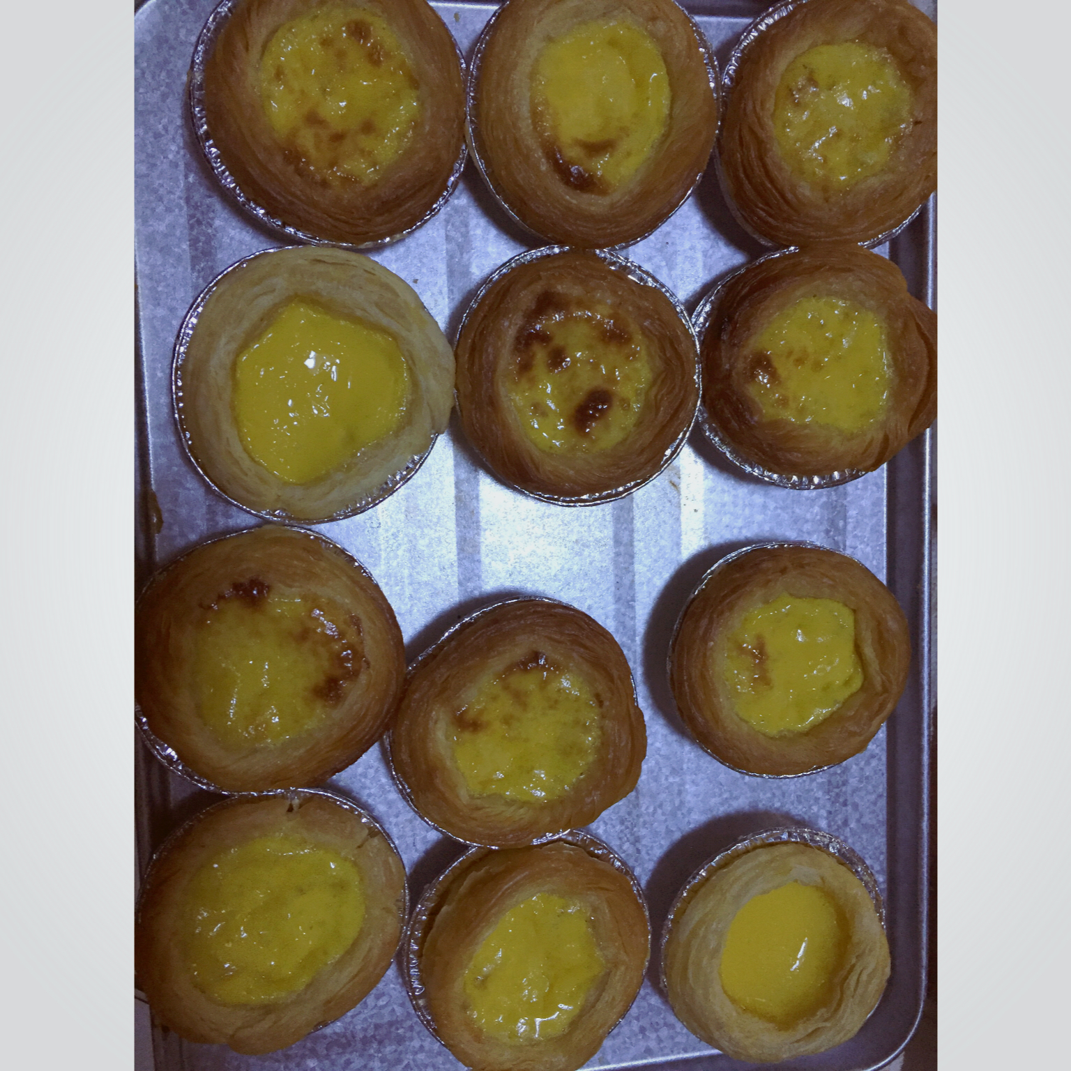 不加淡奶油蛋挞