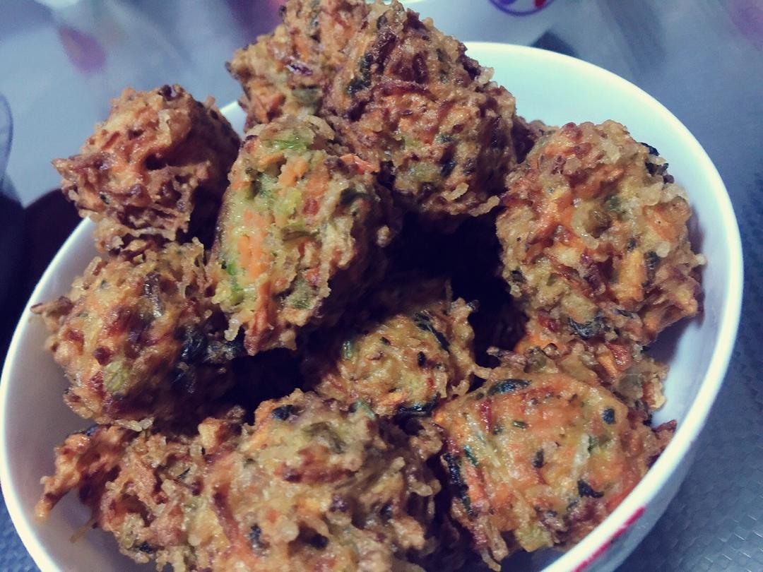 炸素丸子