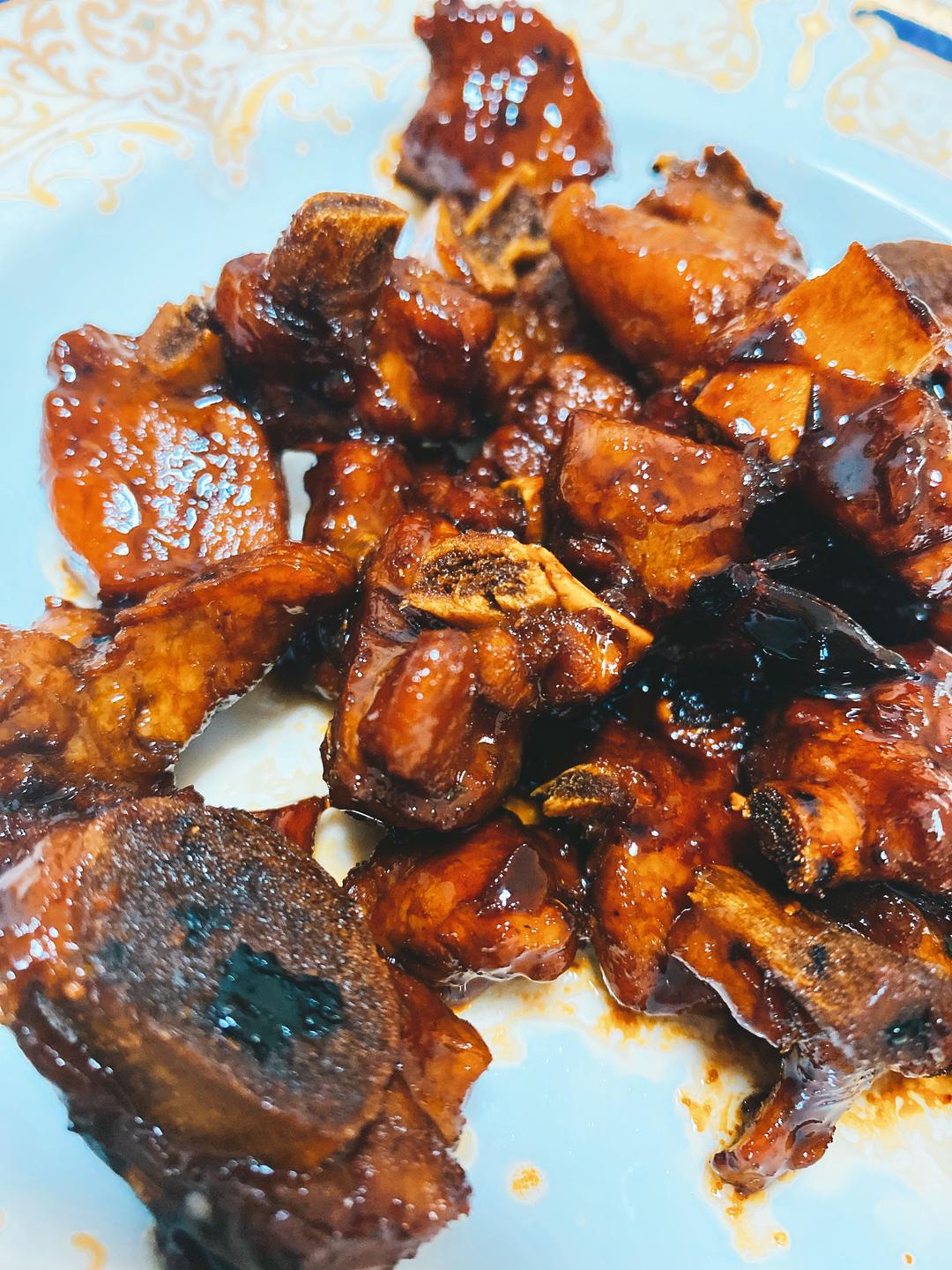 简易版快手糖醋排骨